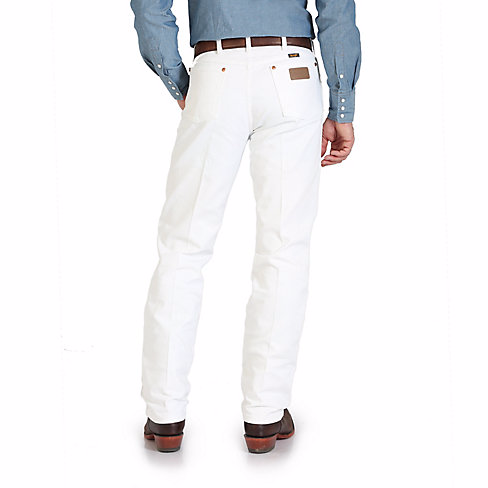 wrangler white jeans mens